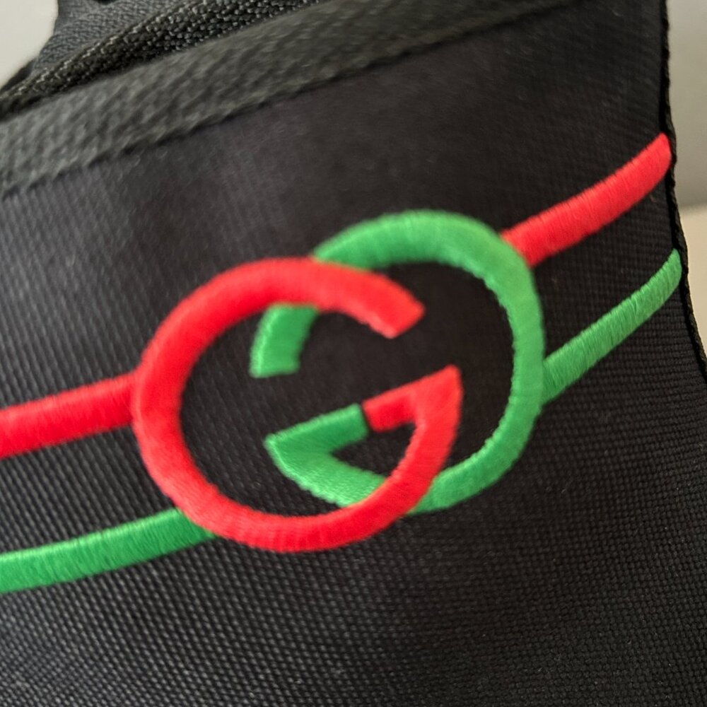 NWT GUCCI authentic Men's Interlocking G high-top sneaker size 8.5 - Picture 6 of 16